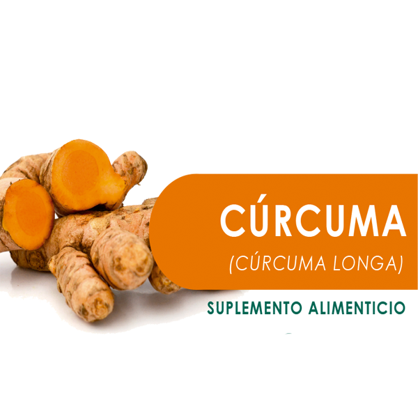 CÚRCUMA 90 Cápsulas de 500mg c/u bolsa ziplock