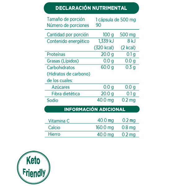 CÚRCUMA 90 Cápsulas de 500mg c/u bolsa ziplock