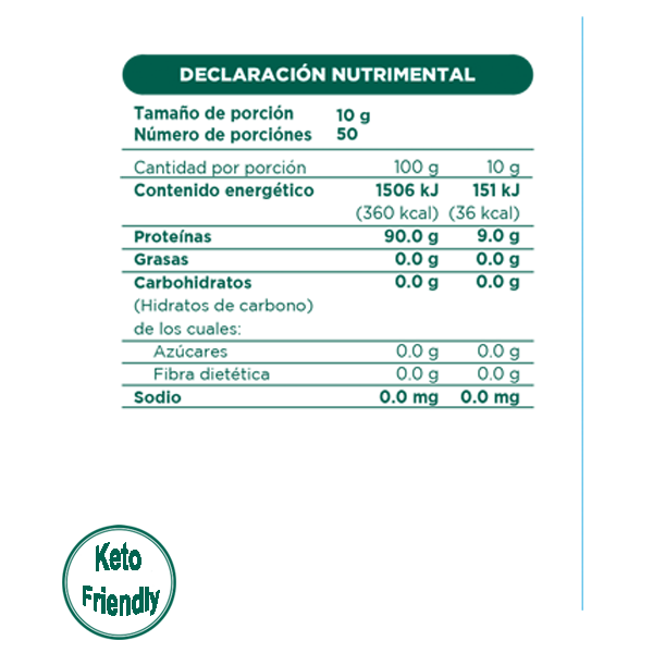 COLÁGENO HIDROLIZADO en polvo 500 gramos bolsa ziplock