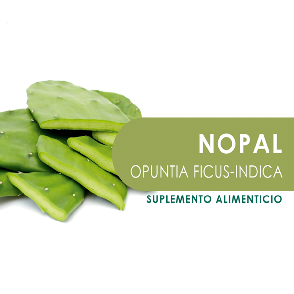 NOPAL 90 Cápsulas de 500mg c/u bolsa ziplock