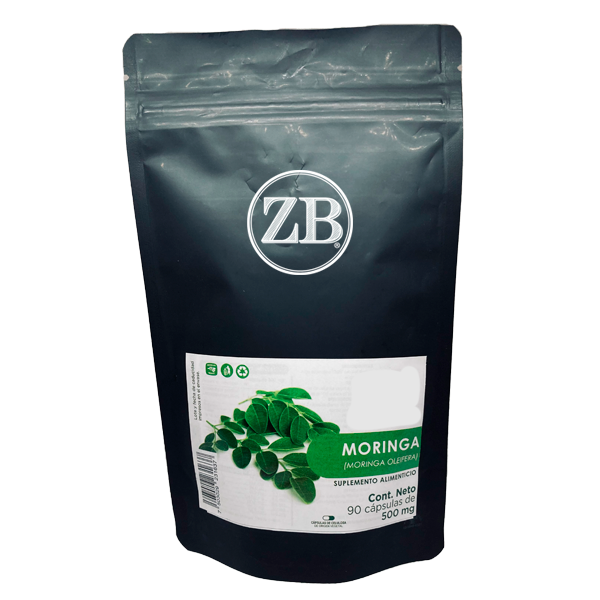 MORINGA 90 Cápsulas de 500mg c/u bolsa ziplock