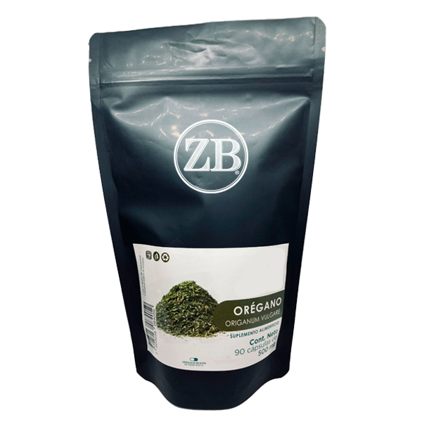 ORÉGANO 90 Cápsulas de 500mg c/u bolsa ziplock