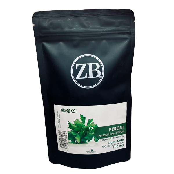 PEREJIL 90 Cápsulas de 500mg c/u bolsa ziplock