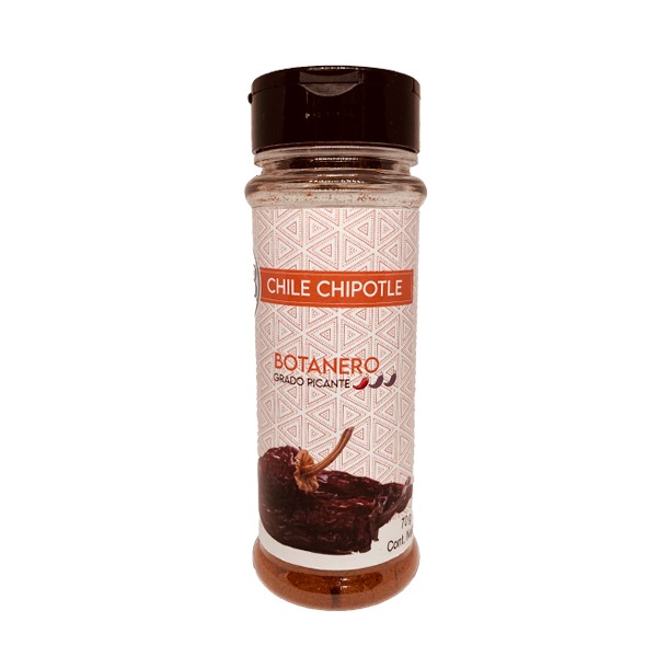 Chile CHIPOTLE Botanero,  bote con 70g