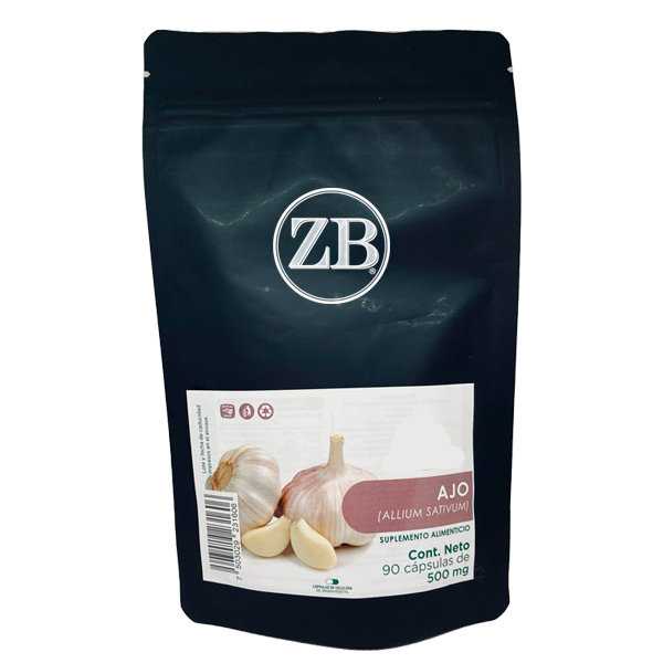 AJO 90 Cápsulas de 500mg c/u bolsa ziplock
