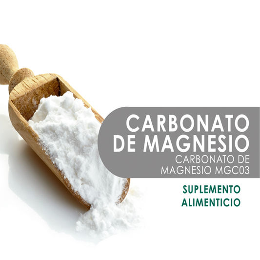 CARBONATO DE MAGNESIO 90 Cápsulas de 250mg c/u bolsa ziplock